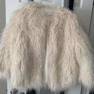 Puffy shag jacket